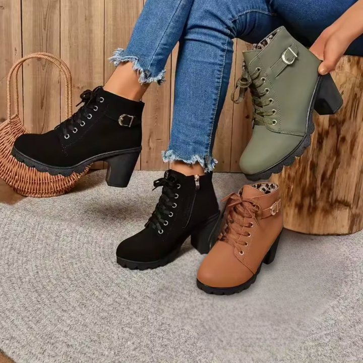 Lorena™| Ankle Boots in Veganlederoptik | Premium Edition