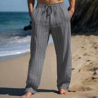 Mathias | Elegante Gestreifte Hose in Leichter Ausführung