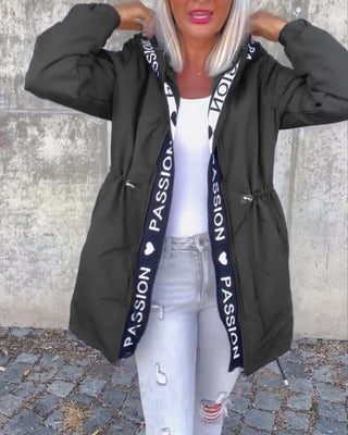 Camila | Kapuzen-Midi-Parka mit Kordelzug