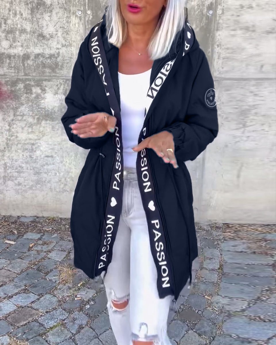 Camila | Kapuzen-Midi-Parka mit Kordelzug