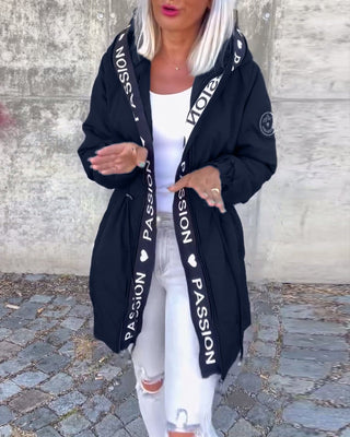 Camila | Kapuzen-Midi-Parka mit Kordelzug