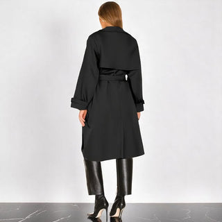 Dinah | Zweireihiger Trenchcoat mit Gürtel